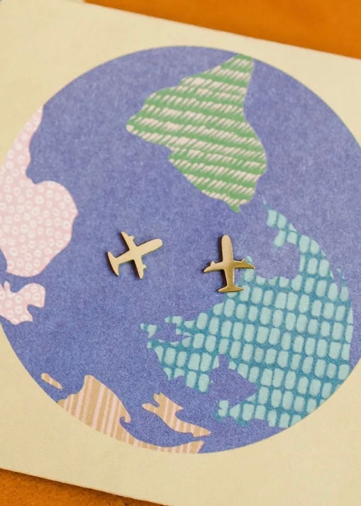 Jewelry | Earrings Airplane Studs