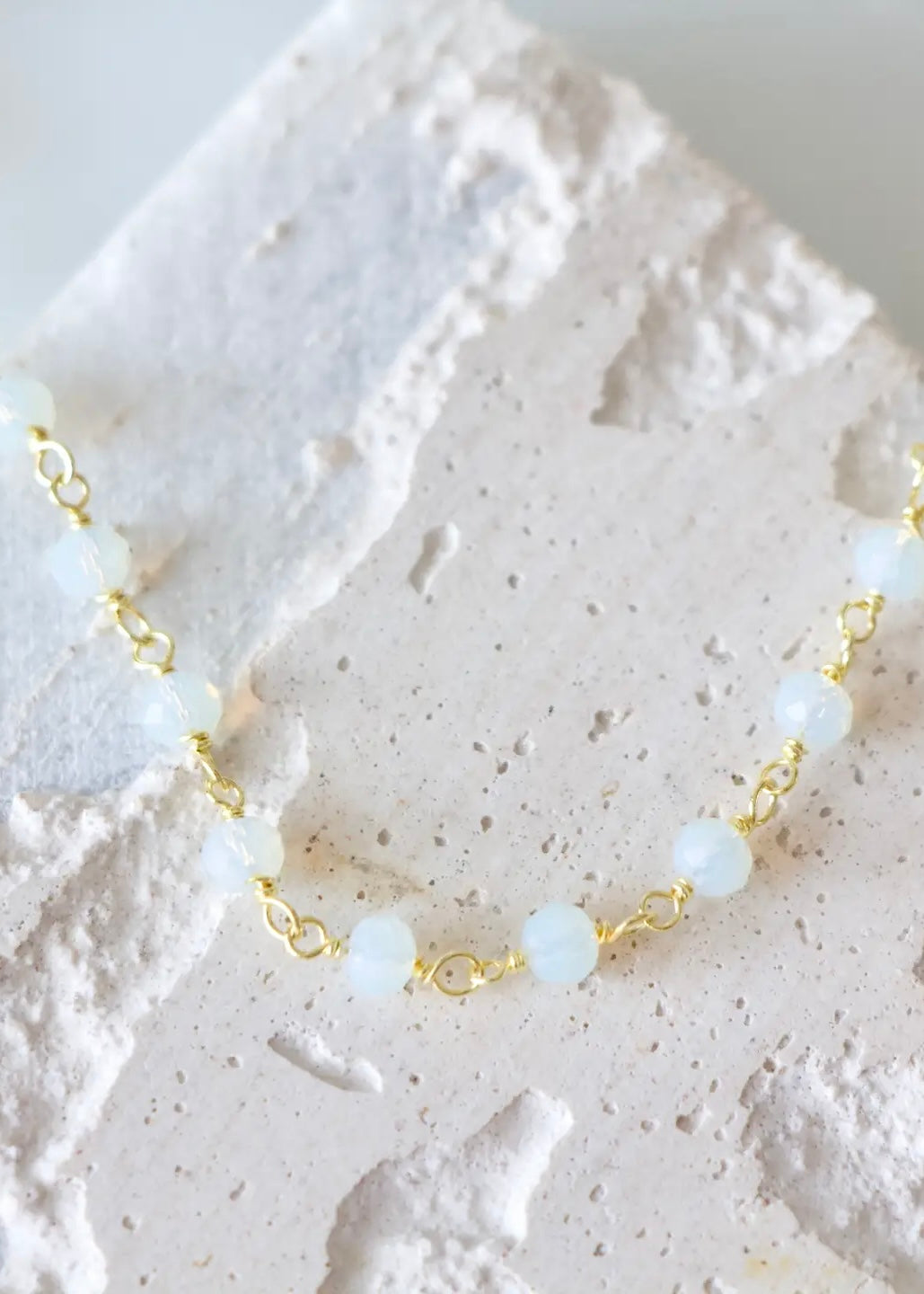 Necklace | Opalite Beaded Necklace
