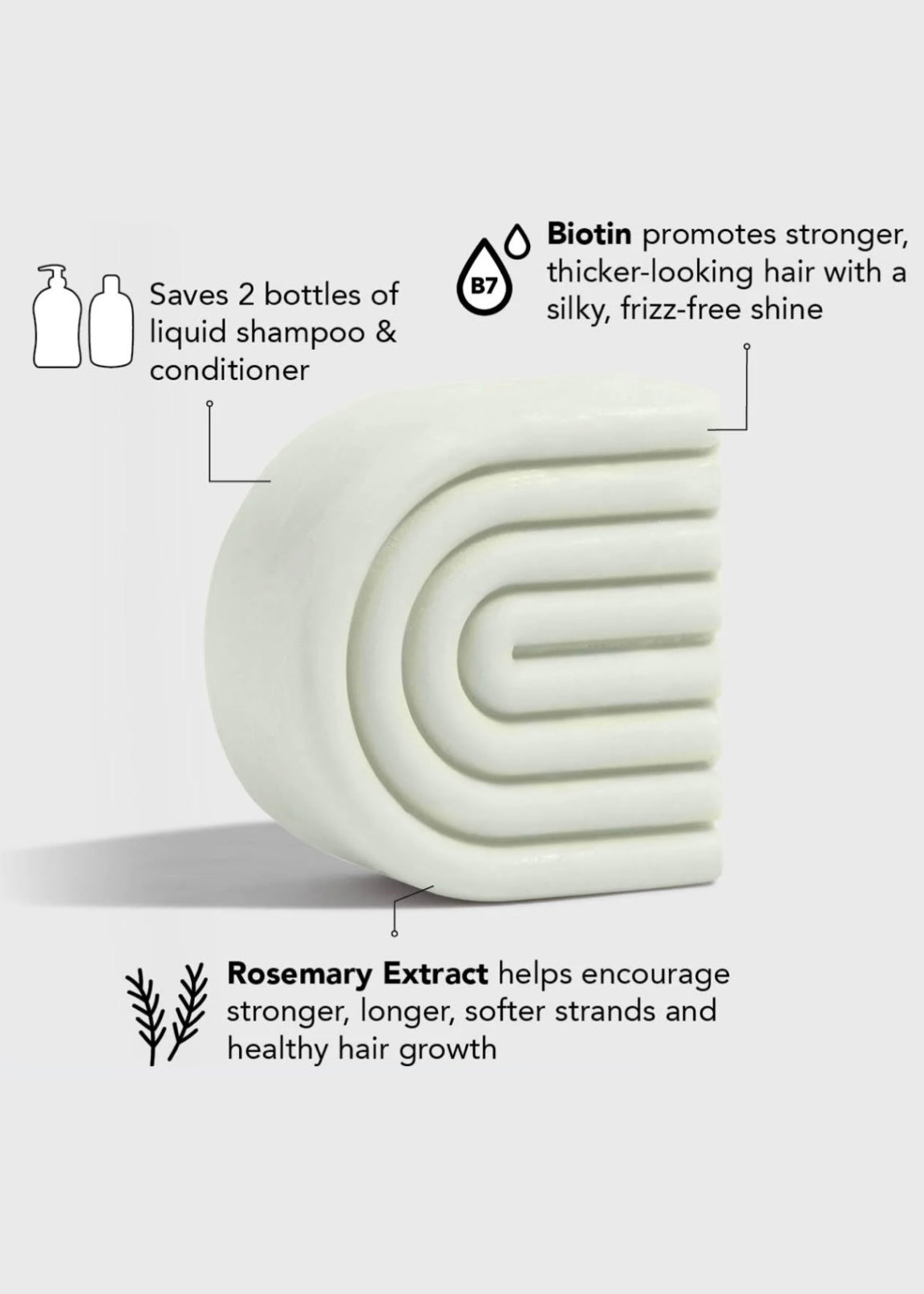 Bath & Beauty | Kitsch Rosemary & Biotin Volumizing Solid Conditioner