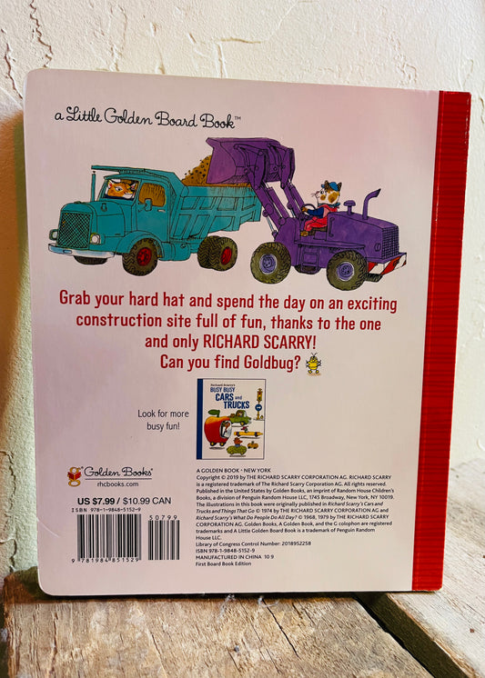 Richard Scarry’s Busy Busy Construction Site Book