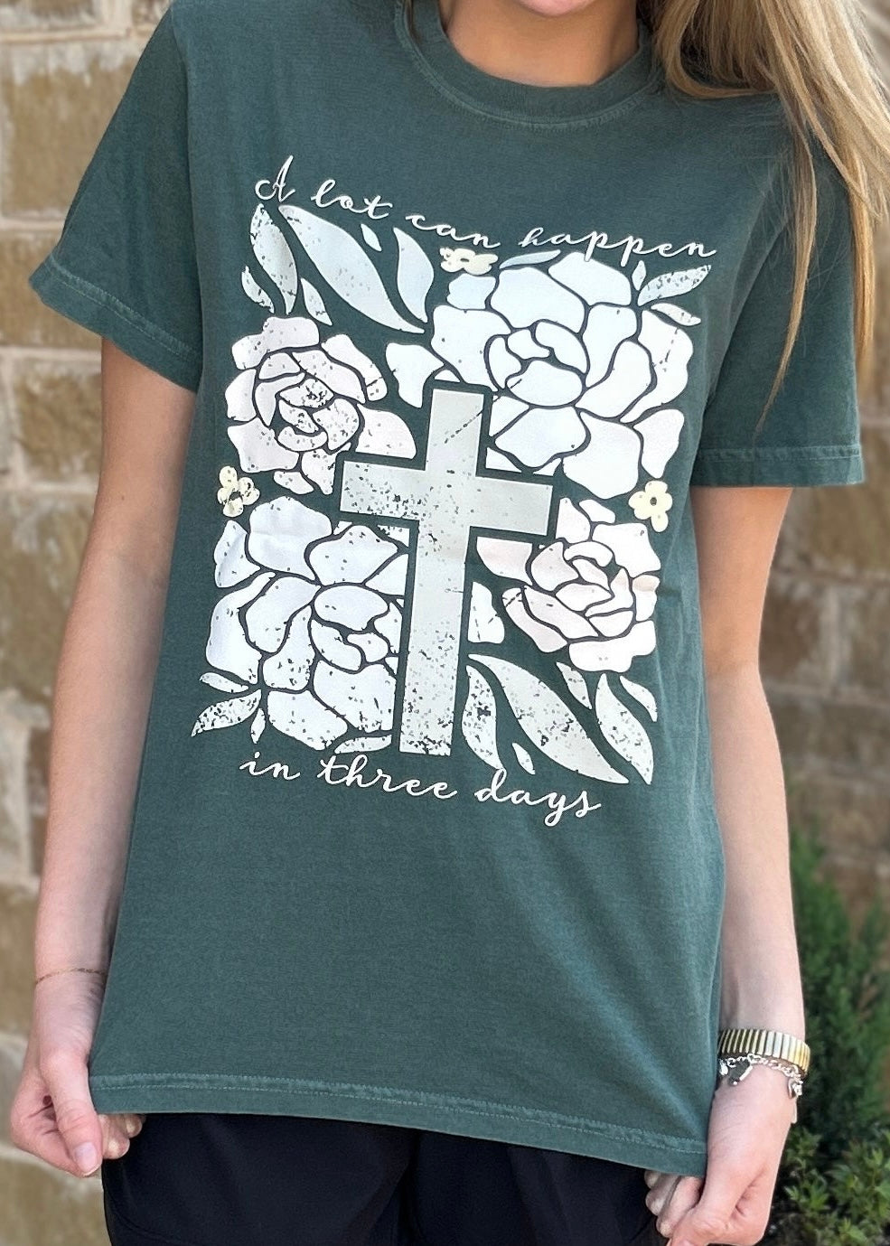 A Lot Can Happen In Three Days Graphic Tee