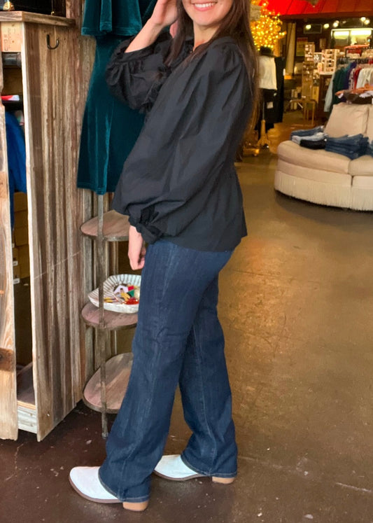 Bottoms | Judy Blue Dark HW Straight