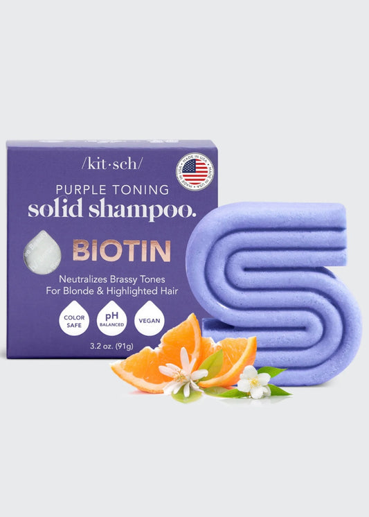 Kitsch Purple Toning Solid Shampoo for Color & Grey Hair