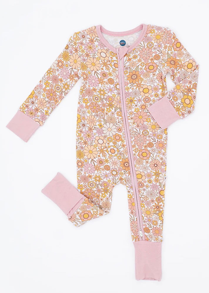 Girls | Bird & Bean Sleeper Ivy Bamboo