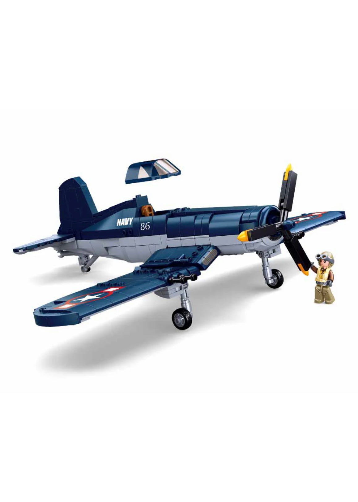 F4U Corsair WWII Fighter Plane (550pcs)