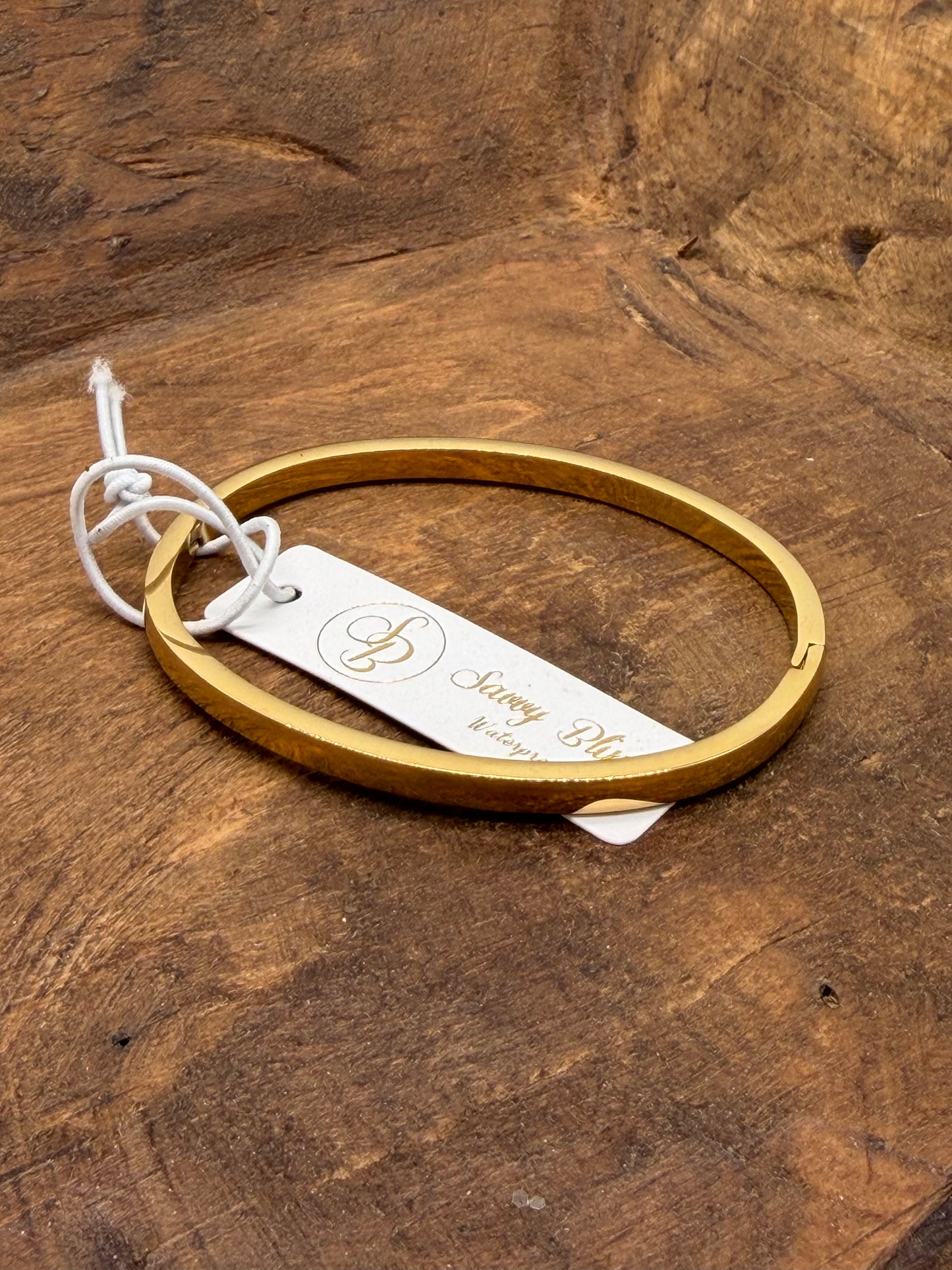 Jewelry | Bracelet Smooth Sleek Bangle Waterproof