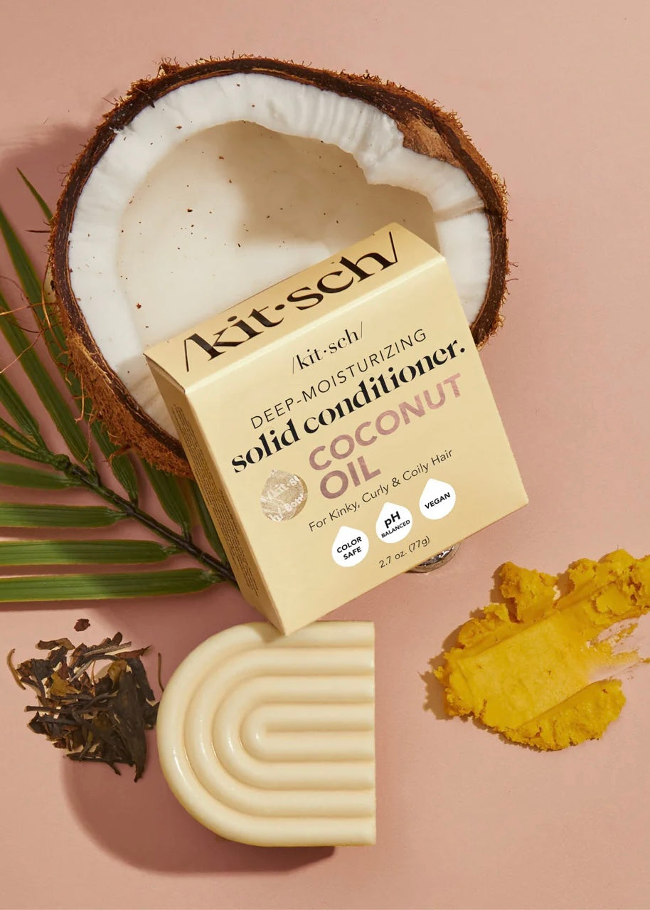 Bath & Beauty | Kitsch Deep Moisturizing Conditioner Bar for Dry Damaged Hair