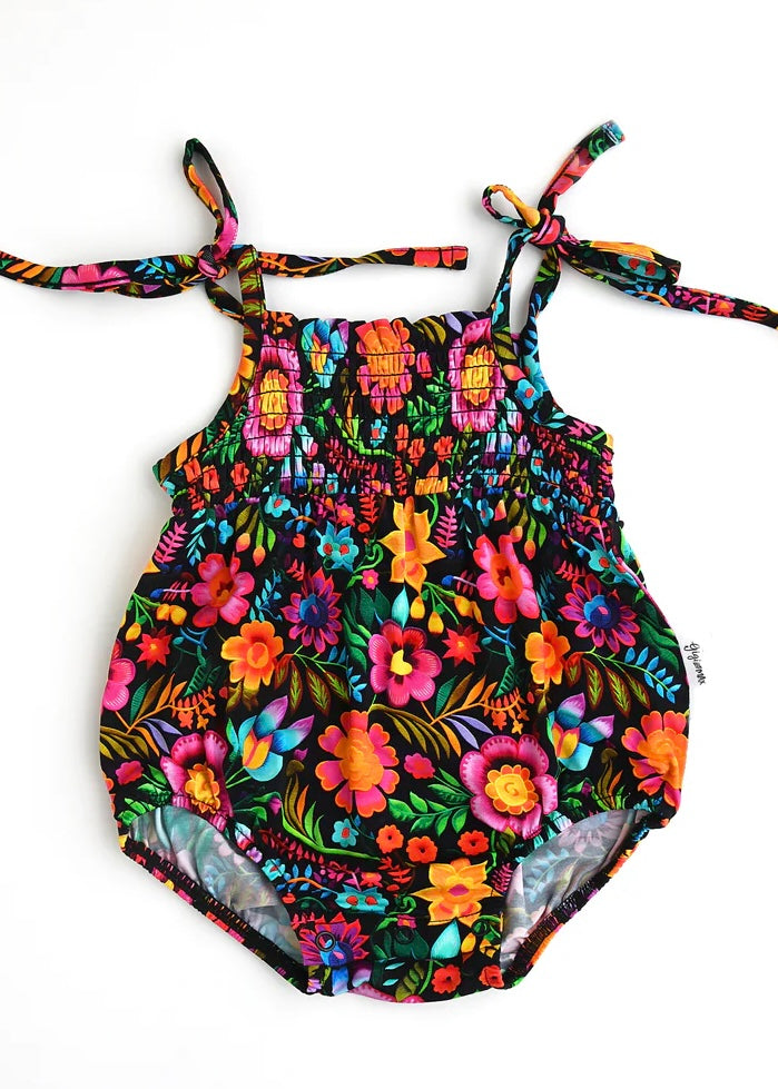Girls | Gigi and Max Romper Catalina Smocked Top Bubble Bottom