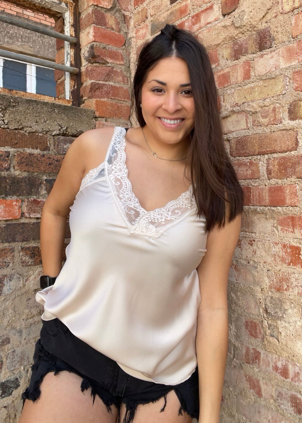 Top | Tank Top/Cami Lace Leopard