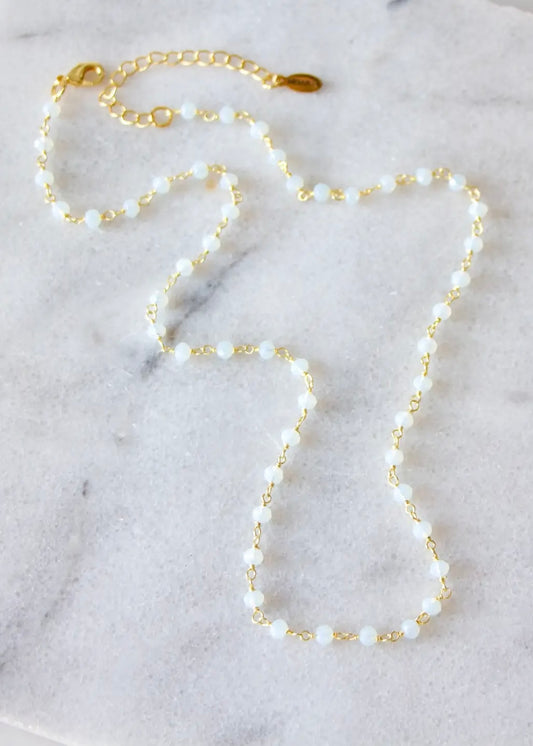 Jewelry | Necklace Opalite Beaded