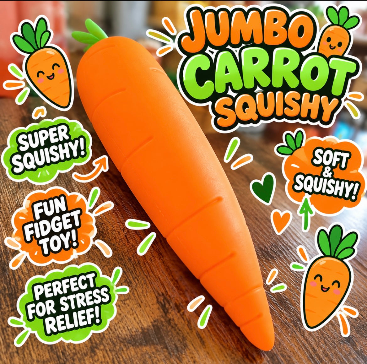 Squishy - Jumbo Carrot