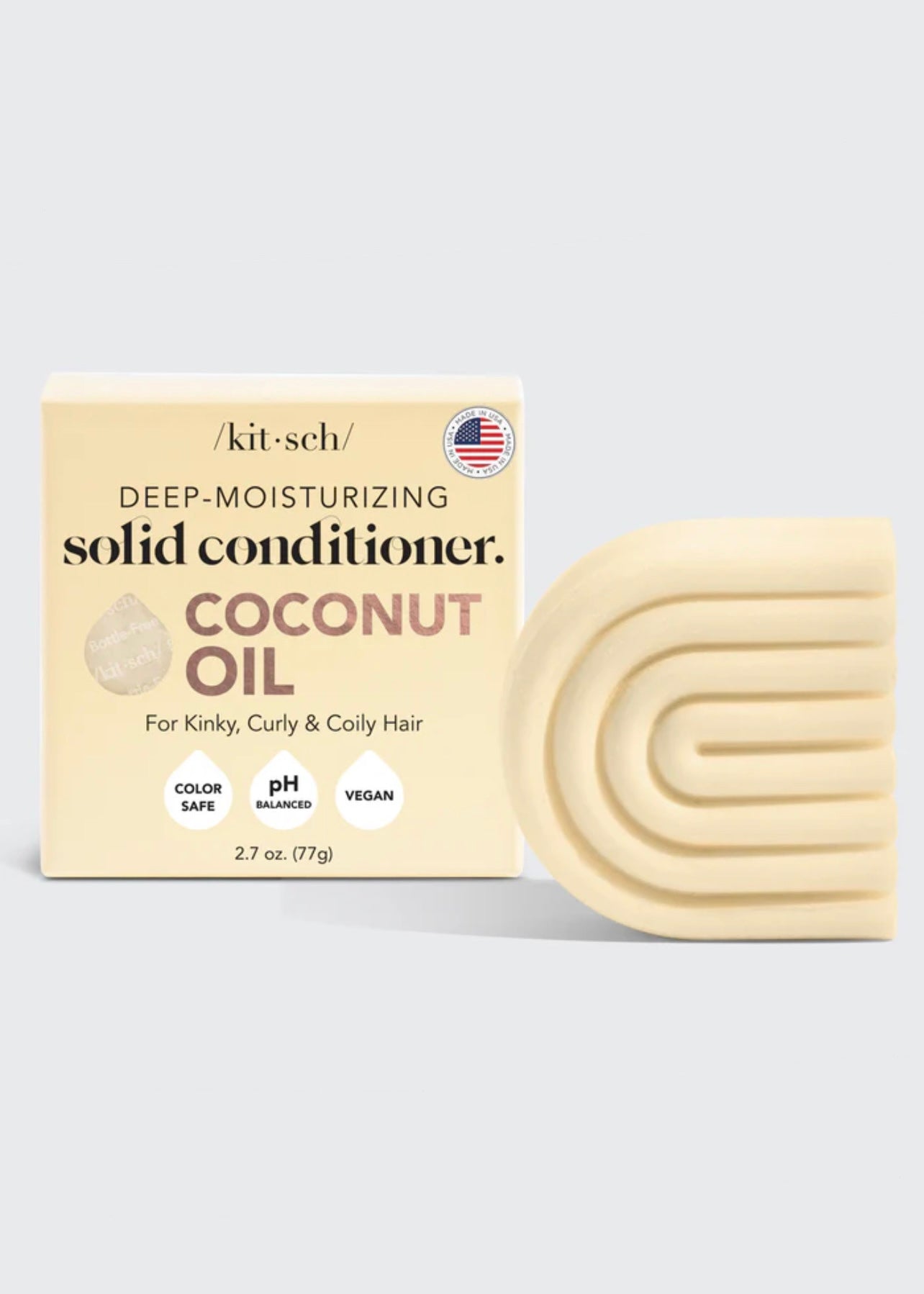 Bath & Beauty | Kitsch Deep Moisturizing Conditioner Bar for Dry Damaged Hair