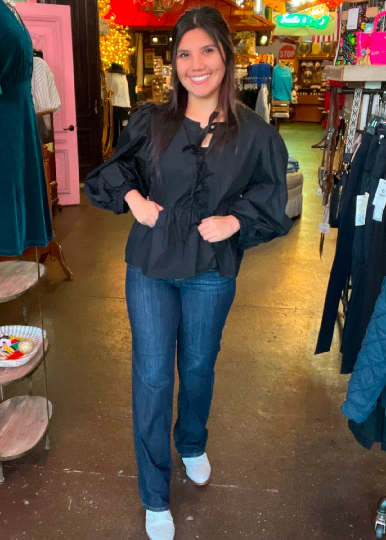 Bottoms | Judy Blue Dark HW Straight