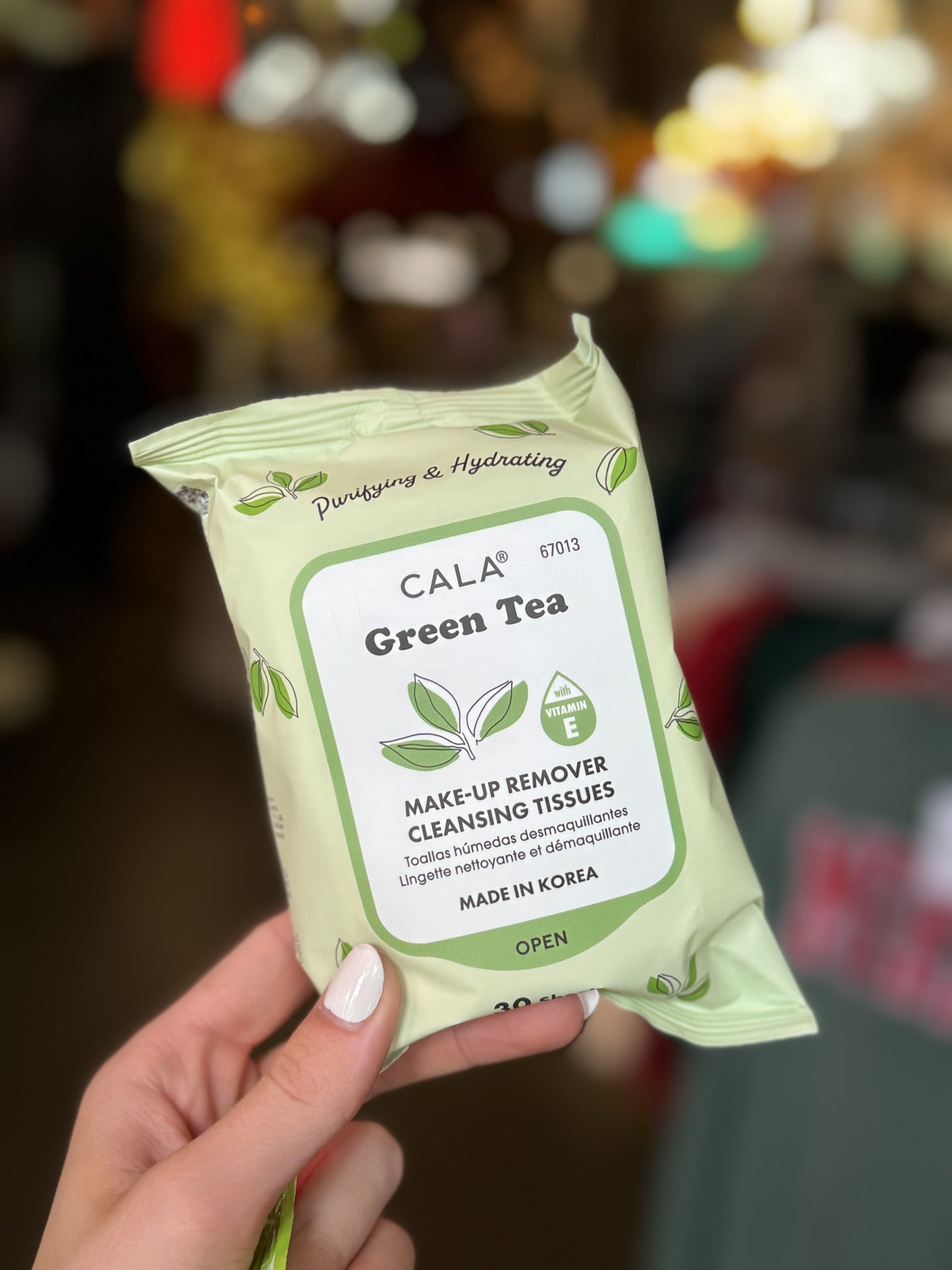 Green Tea Makeup Remover Cleansing Tissue