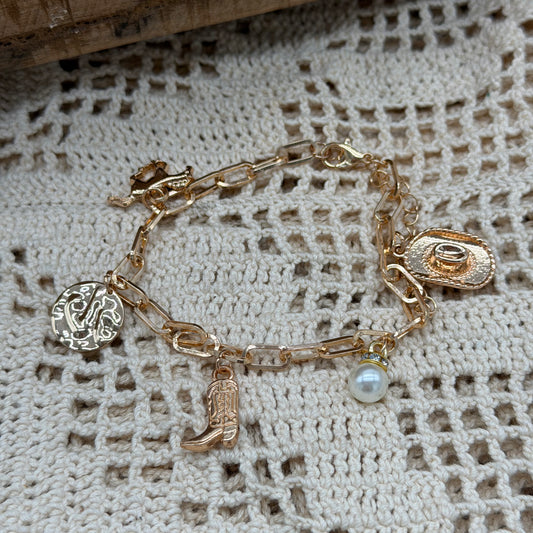 Western Charm Link Bracelet