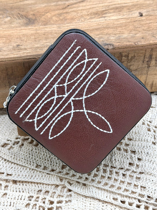 Jewelry | Case Western Boot Stitch Leather