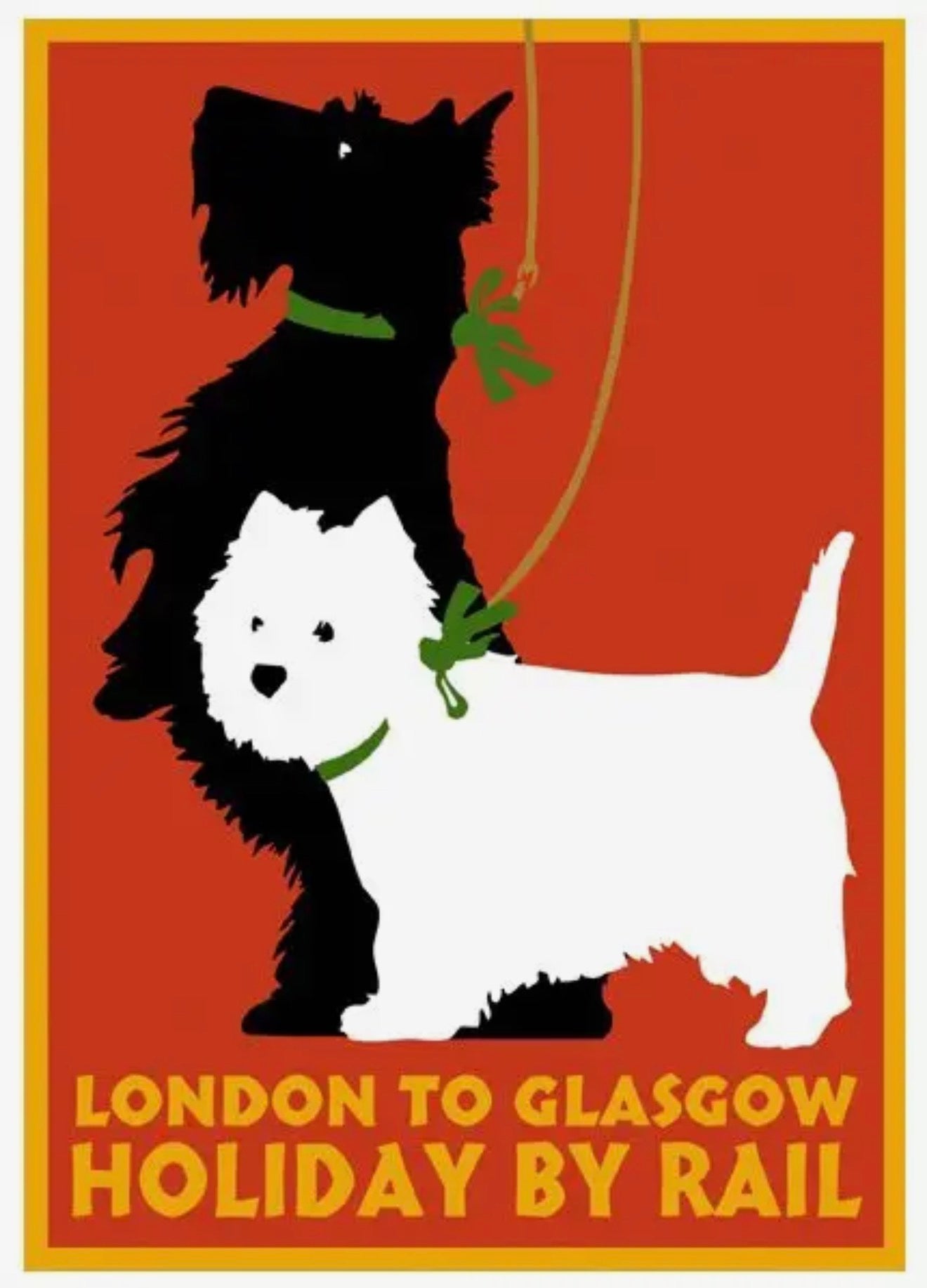 Luggage Tag - Scottie Dogs