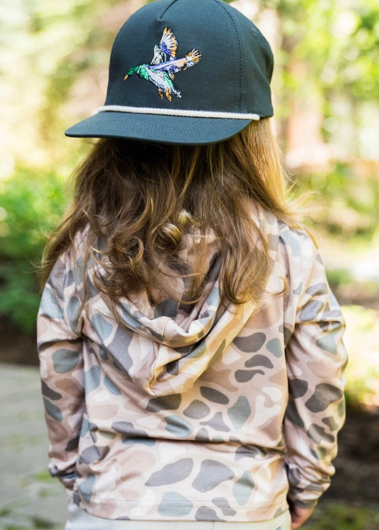 Boys | Burlebo Youth Performance Pintail Camo Hoodie
