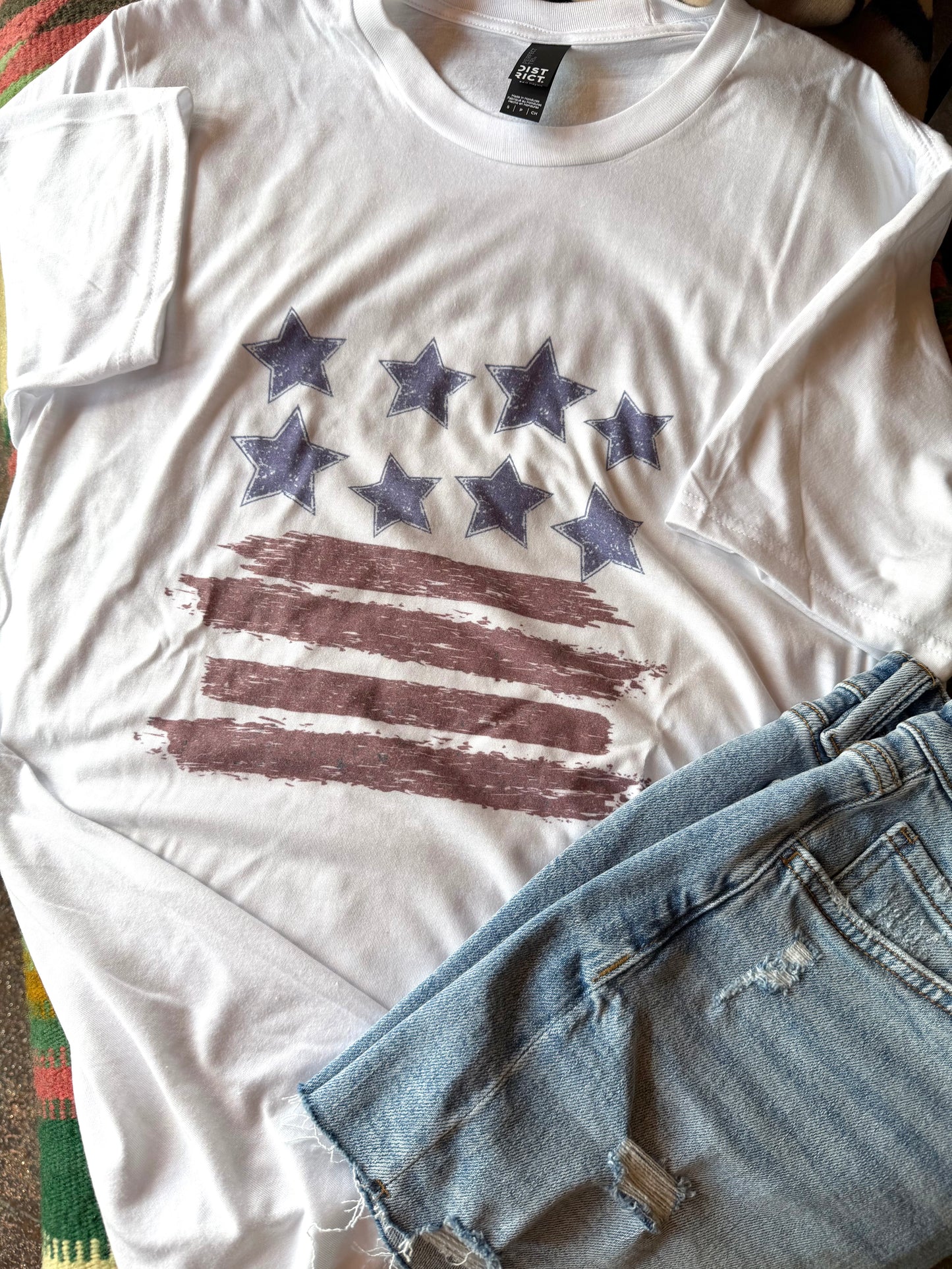 Stars and Stripes Patriotic Tee