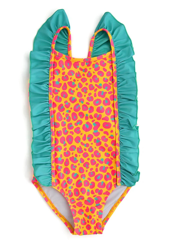 Girls | Gigi and Max Swimsuit Kelly Leopard One Piece