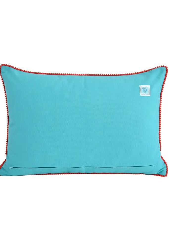 My Rodeo Blue Boots Pillow