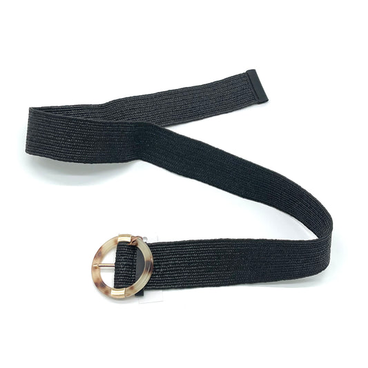 Accessories | Belt Black Cotton Linen Grass Plastic Buckle