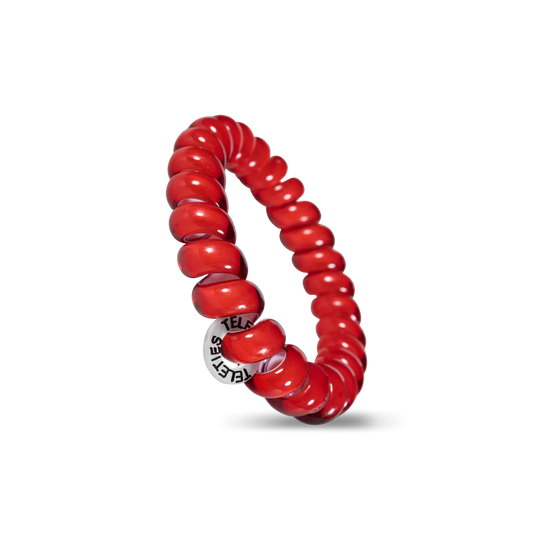 Teleties Large Hair Ties • Scarlet Red