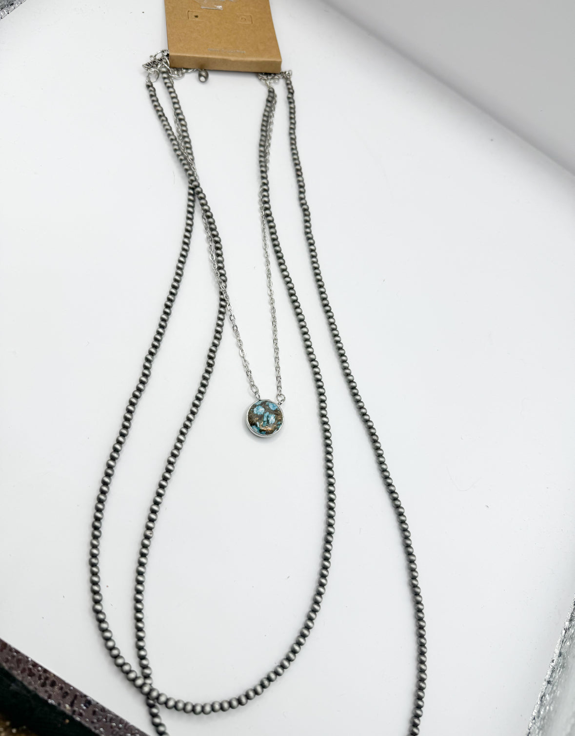Necklace | Navajo Pearl Gemstone Necklace