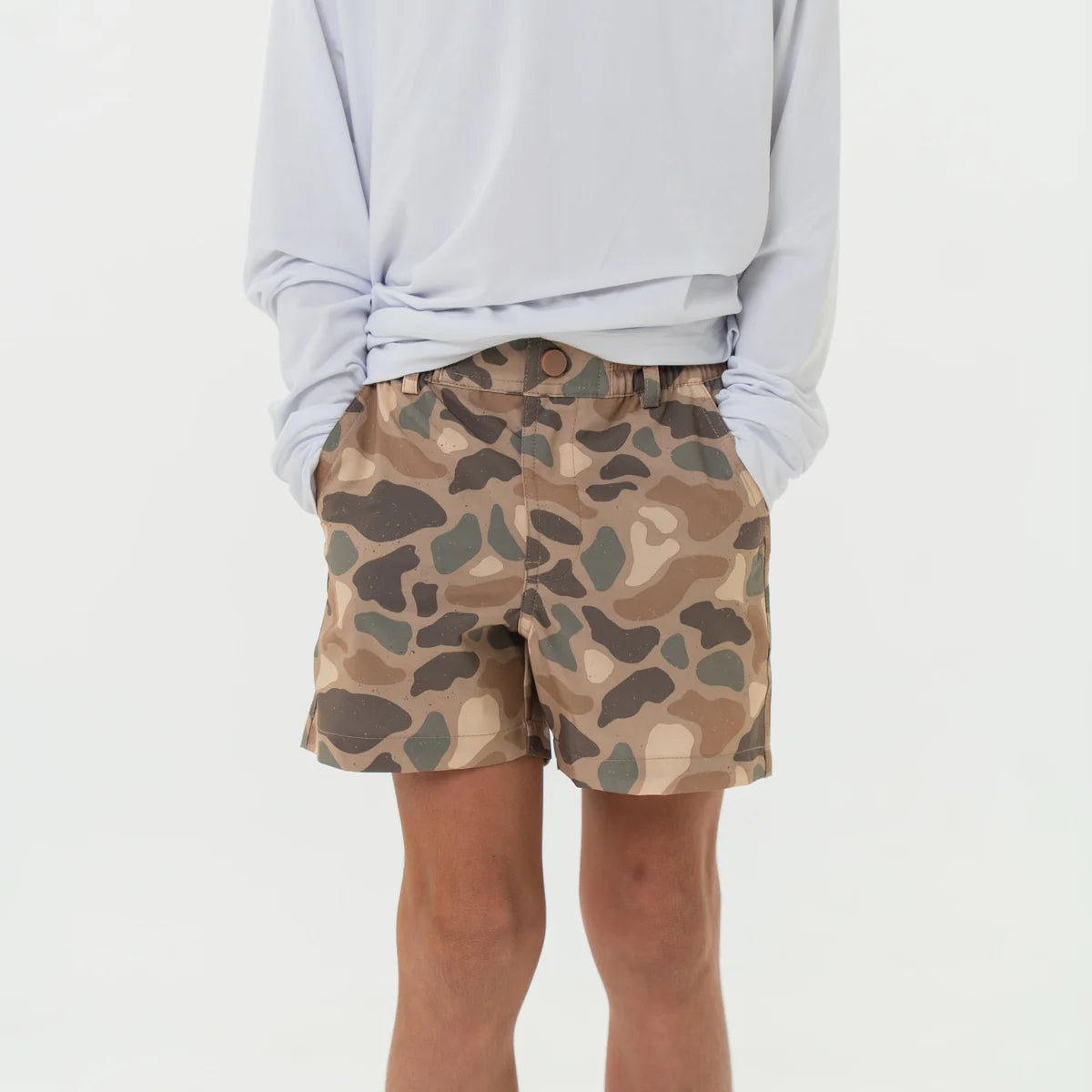 Boys | Burlebo Youth Pintail Camo Everyday Short