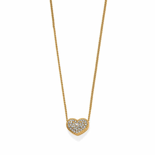 Jewelry | Brighton Necklace Illumina Celeste Heart Petite