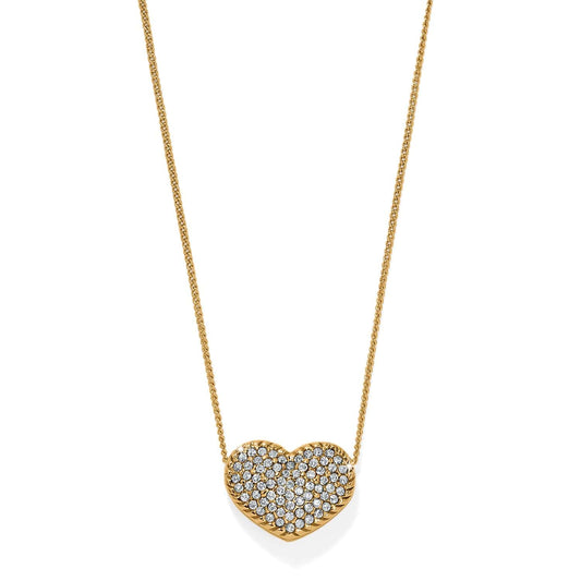 Jewelry | Brighton Necklace Illumina Celeste Heart Bold