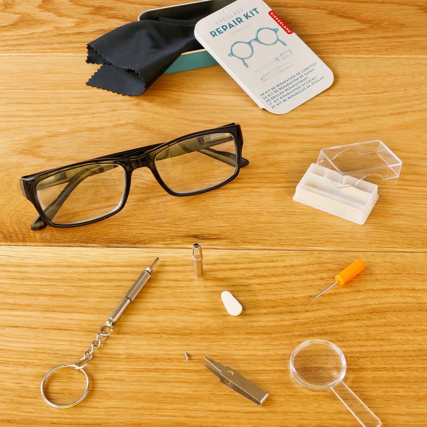 Stationery | Kikkerland Eyeglass Repair Kit