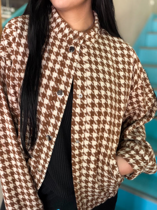 Jacket - Mock Neck Snap Button