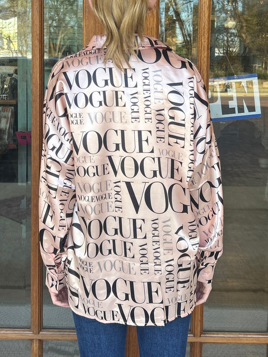 Pink Vogue Blouse