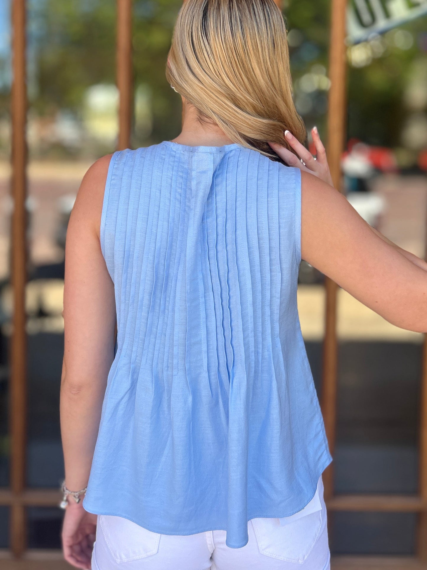 Blouse - Skyline Tie Front