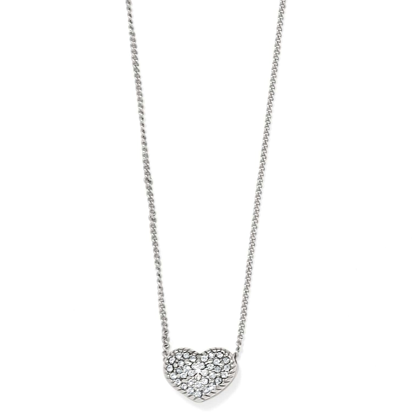 Jewelry | Brighton Necklace Illumina Celeste Heart Petite