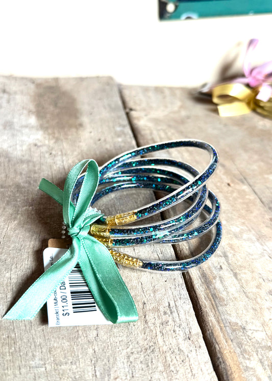 Jewelry | Bracelet Multi-color Confetti Sequin Tube