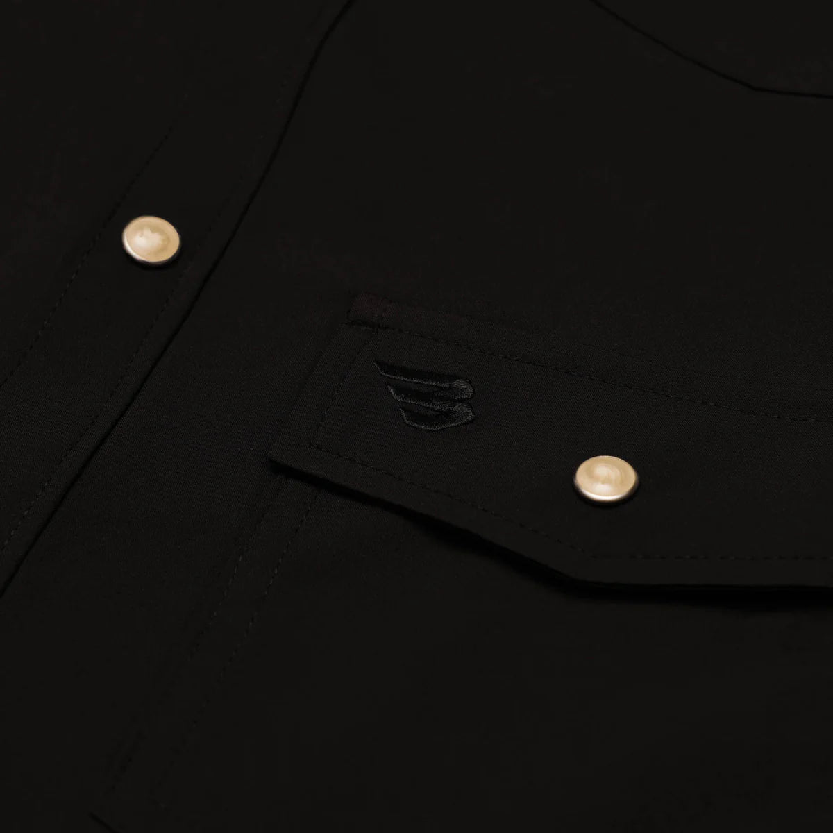 Burlebo Black Performance Western Shirt