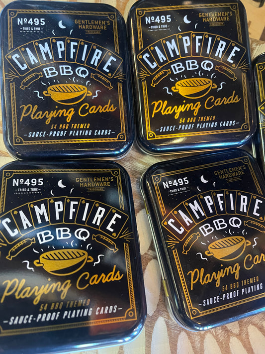 Gentlemen's Hardware | Campfire BBQ Playing Cards