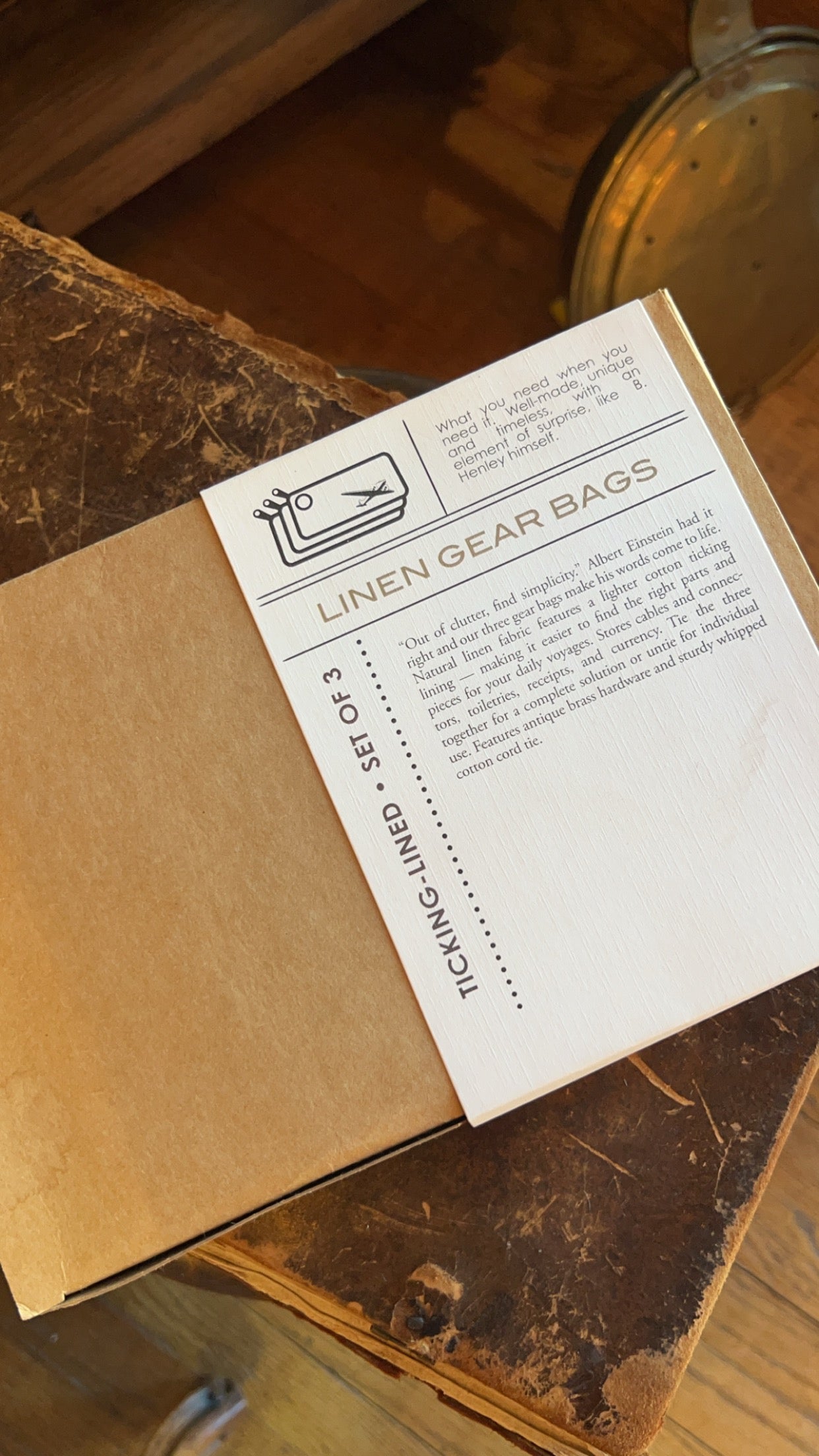 Travel | Henley Brands-Linen Gear Bags