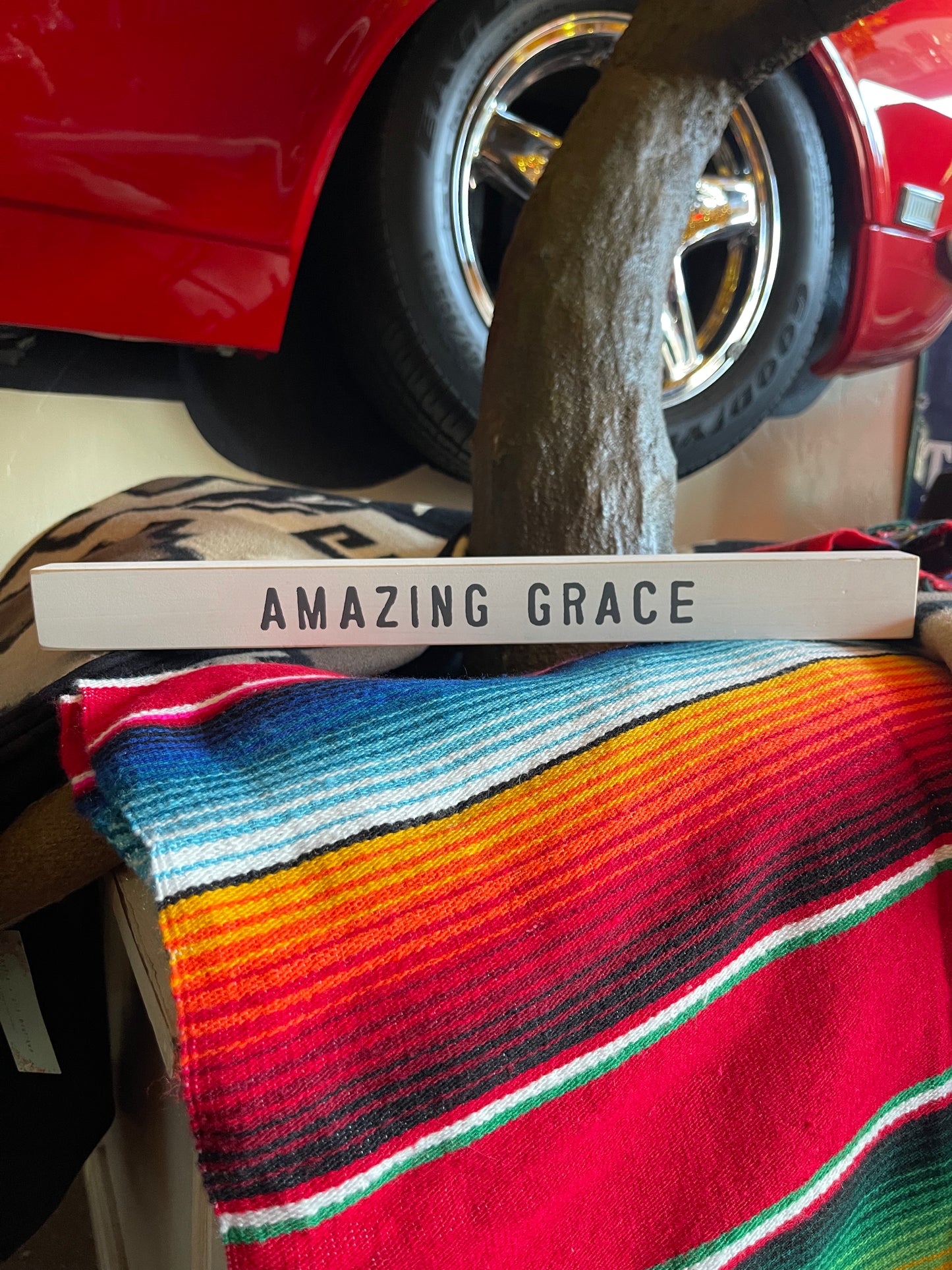 Decor | Amazing Grace Wood Sign 16"L