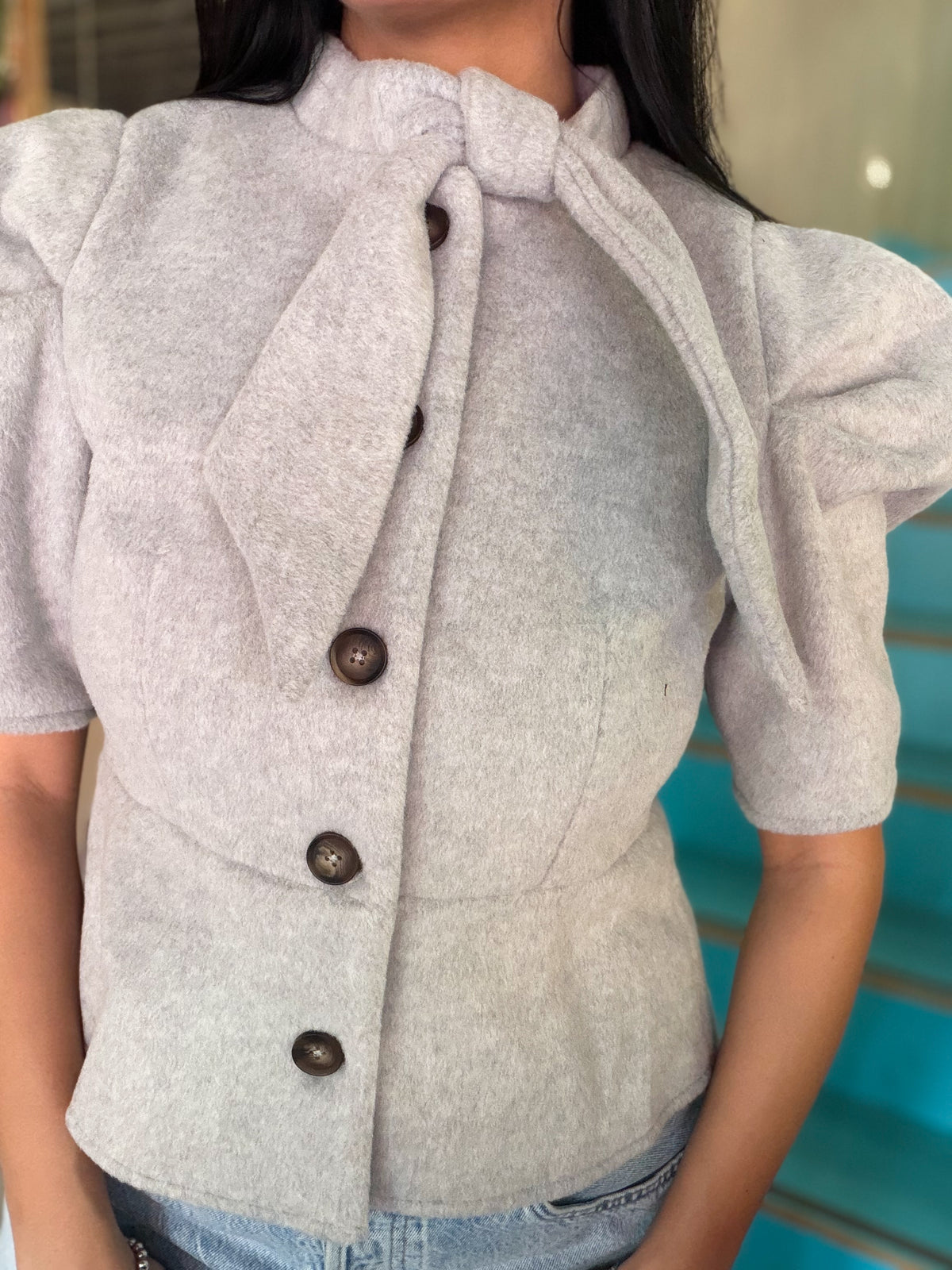 THML Sweater - Tailored Button Front