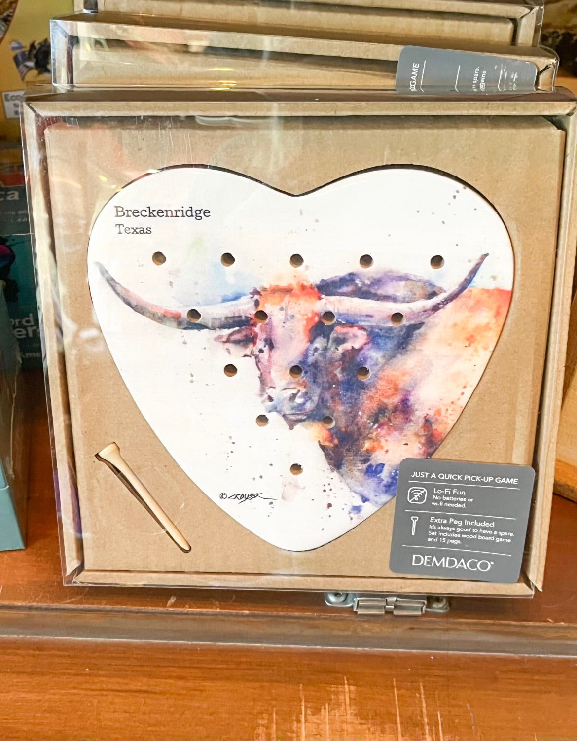 Games | Longhorn Heart Peg Game