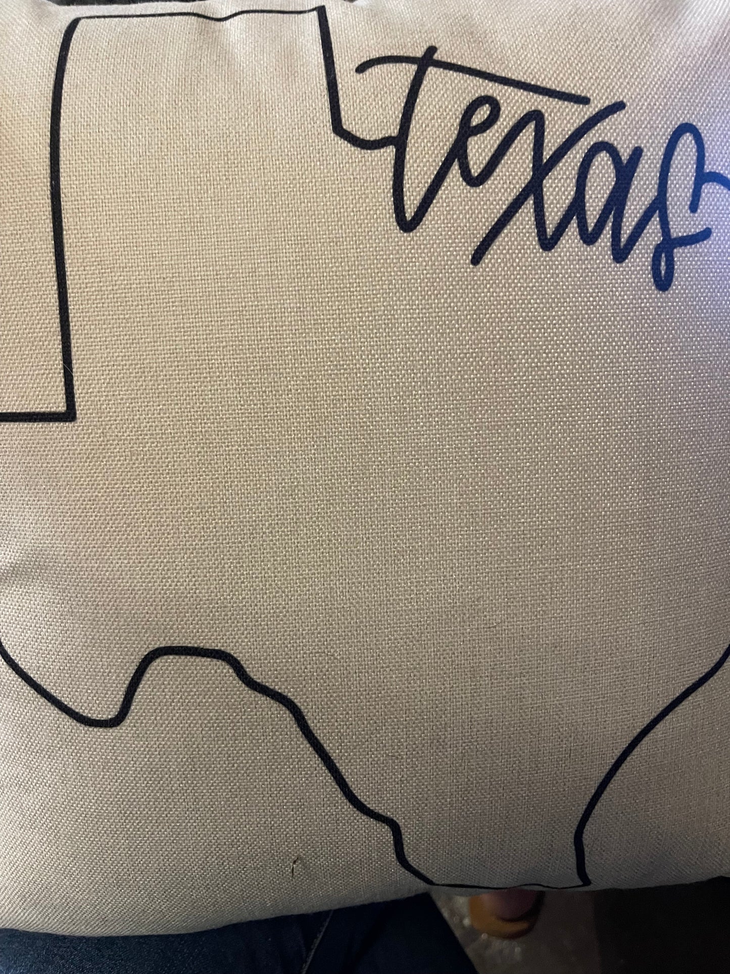 Texas Throw Pillow