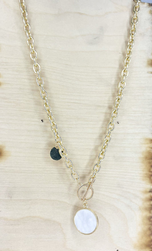 Jewelry | Necklace Alloy Round Pendant