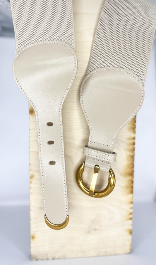 Belt | Khaki Stretch Leather