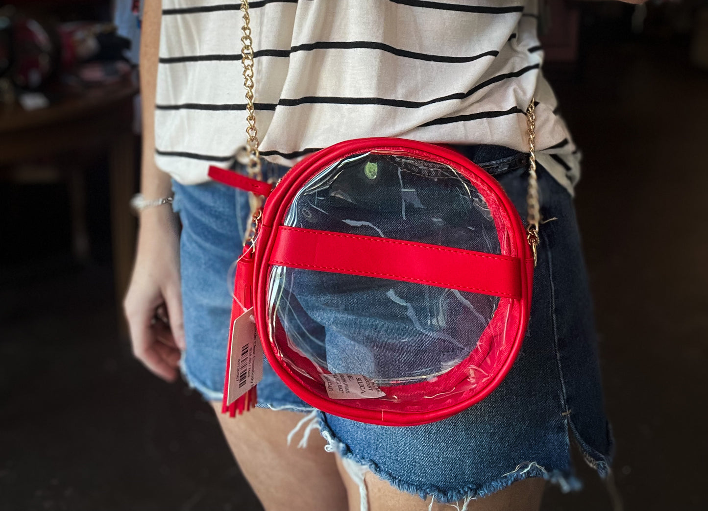 Handbags | Circle Clear Crossbody Bag