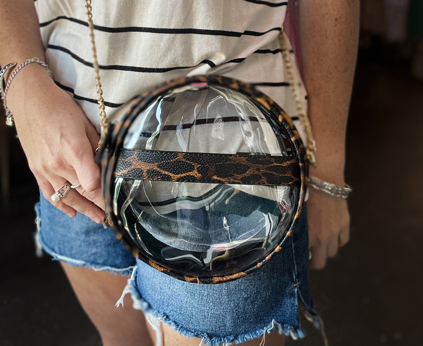 Handbags | Circle Clear Crossbody Bag
