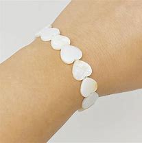 Jewelry | Bracelet Shelly Heart Stretch