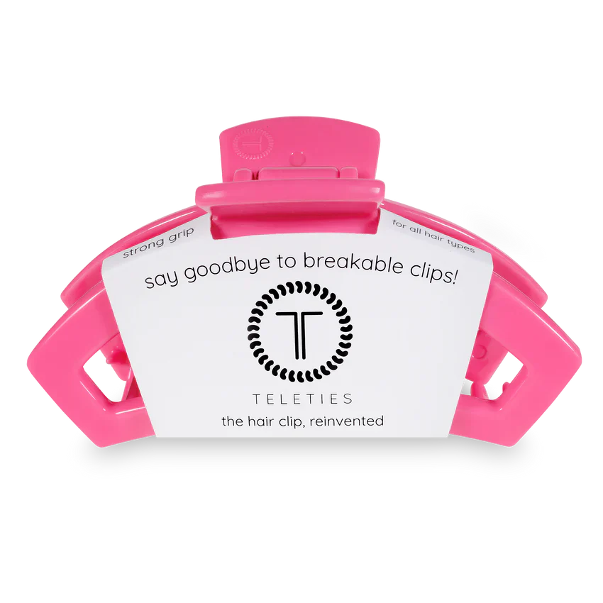 Teleties | Open Large Paradise Pink Hair Clip